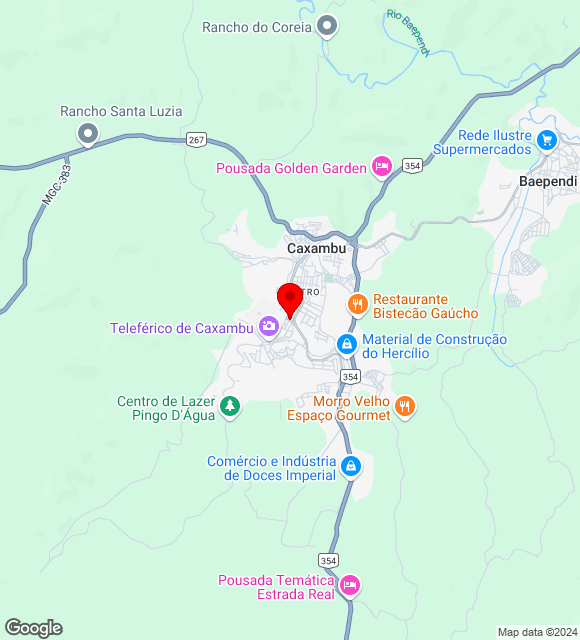 Mapa da localização