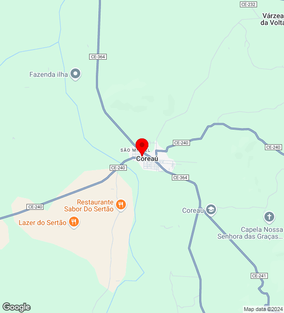 Mapa da localização