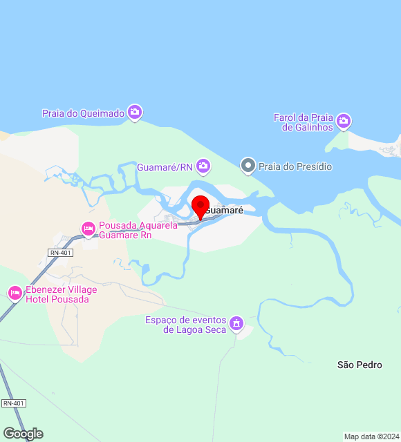 Mapa da localização