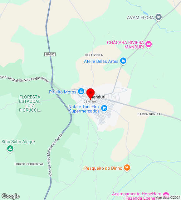 Mapa da localização