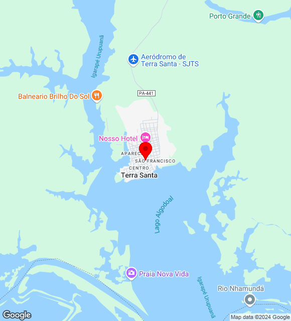 Mapa da localização