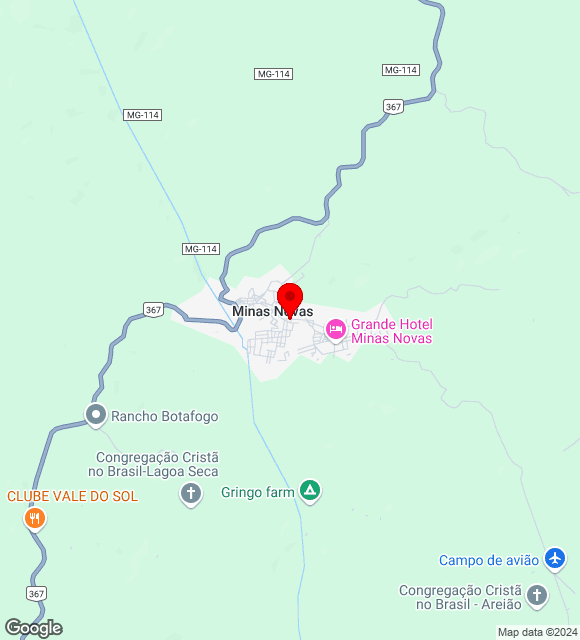 Mapa da localização