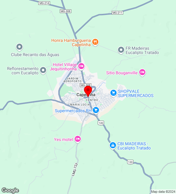 Mapa da localização