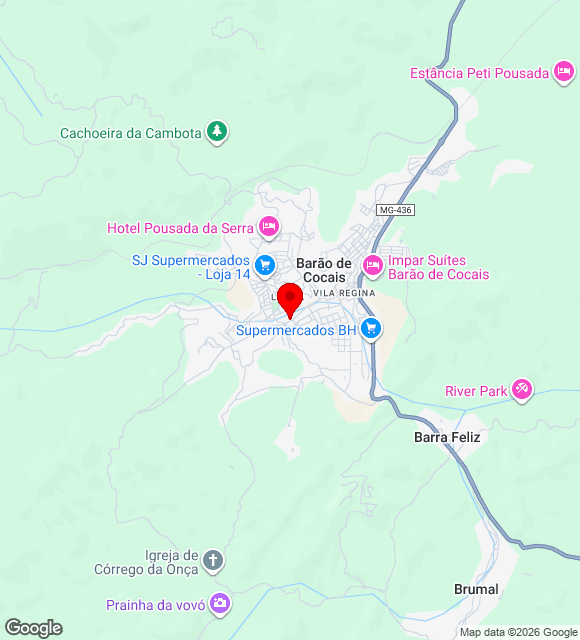 Mapa da localização