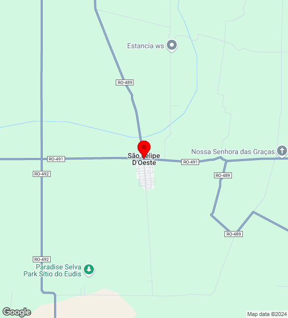 Mapa da localização