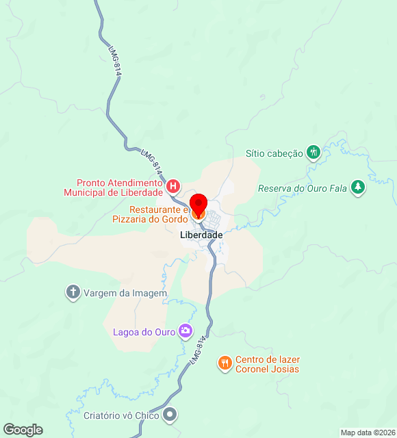 Mapa da localização