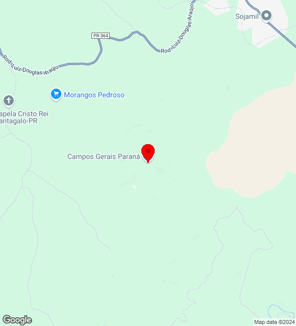 Mapa da localização