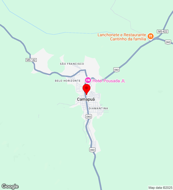Mapa da localização