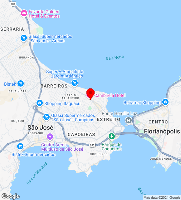 Mapa da localização