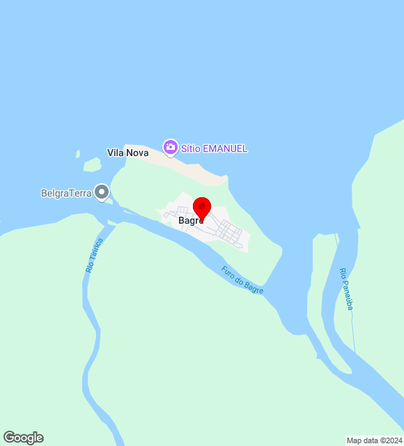 Mapa da localização