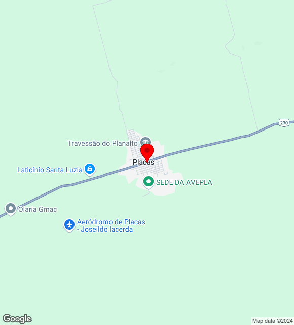 Mapa da localização