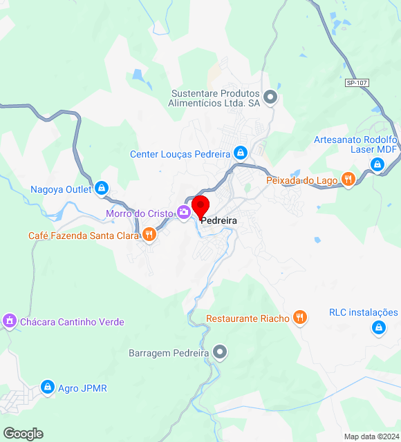 Mapa da localização