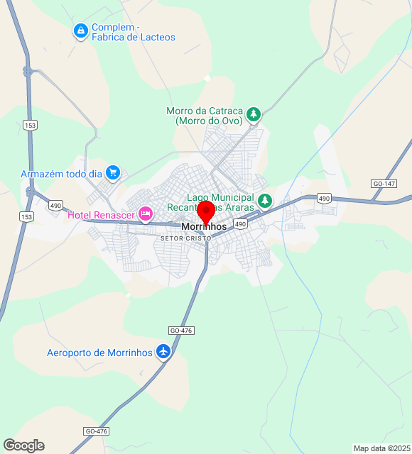 Mapa da localização