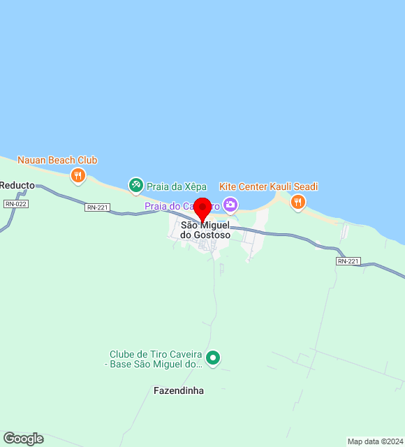 Mapa da localização