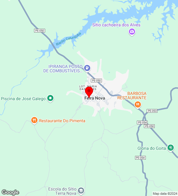 Mapa da localização