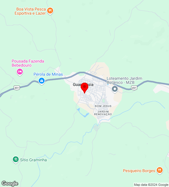 Mapa da localização