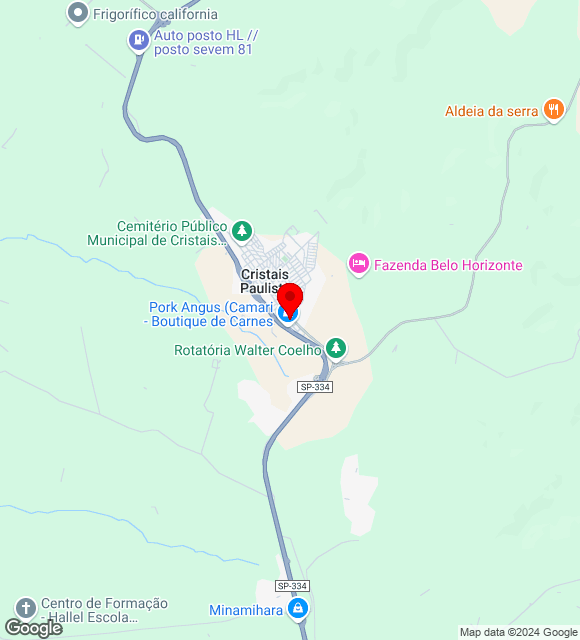 Mapa da localização