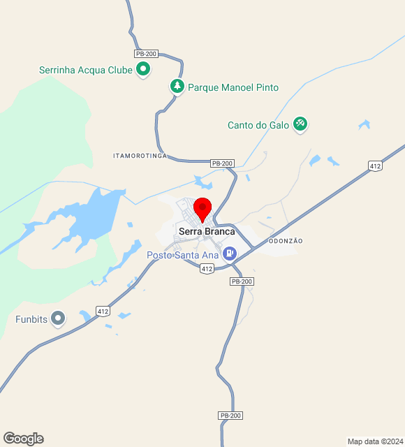 Mapa da localização