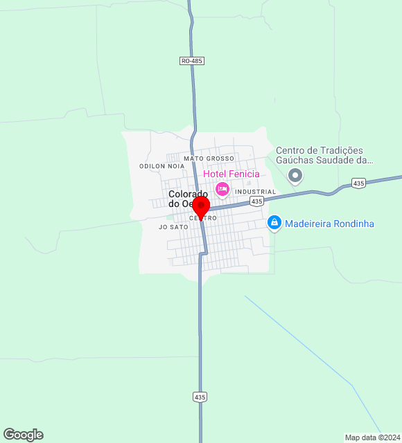 Mapa da localização