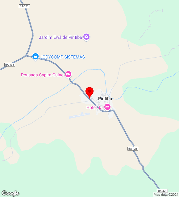 Mapa da localização