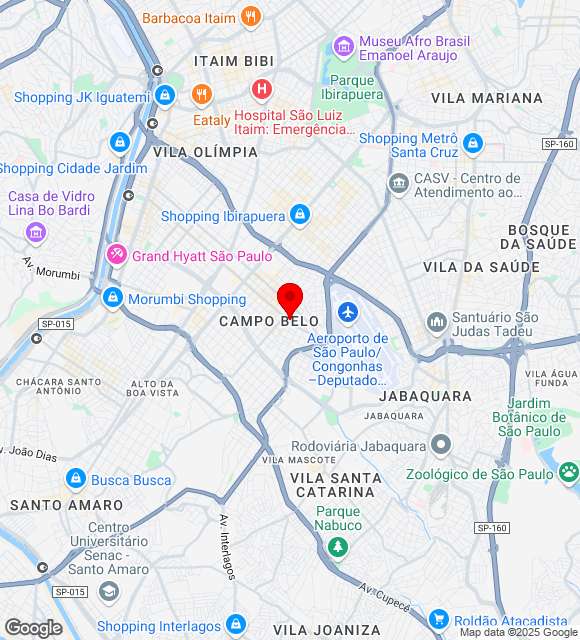 Mapa da localização