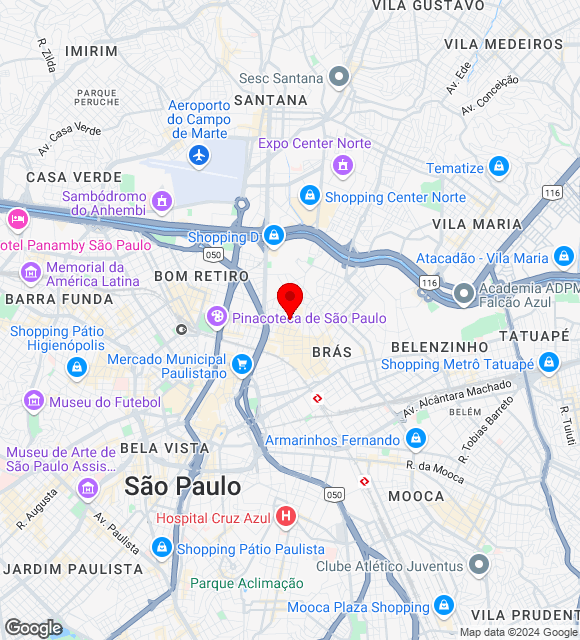 Mapa da localização