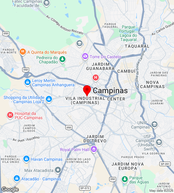 Mapa da localização