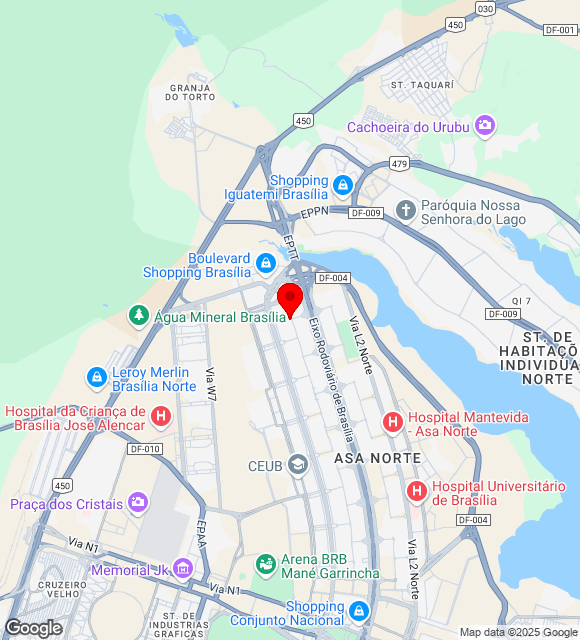 Mapa da localização