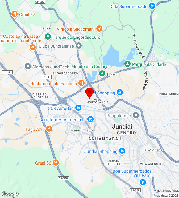 Mapa da localização