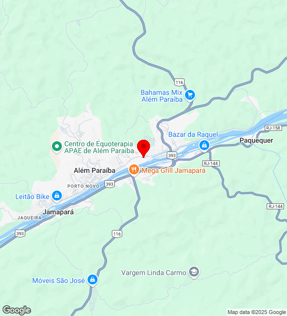 Mapa da localização