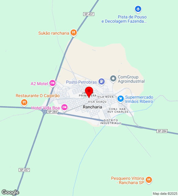 Mapa da localização