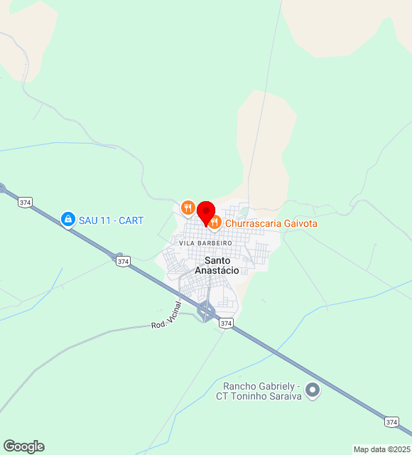 Mapa da localização