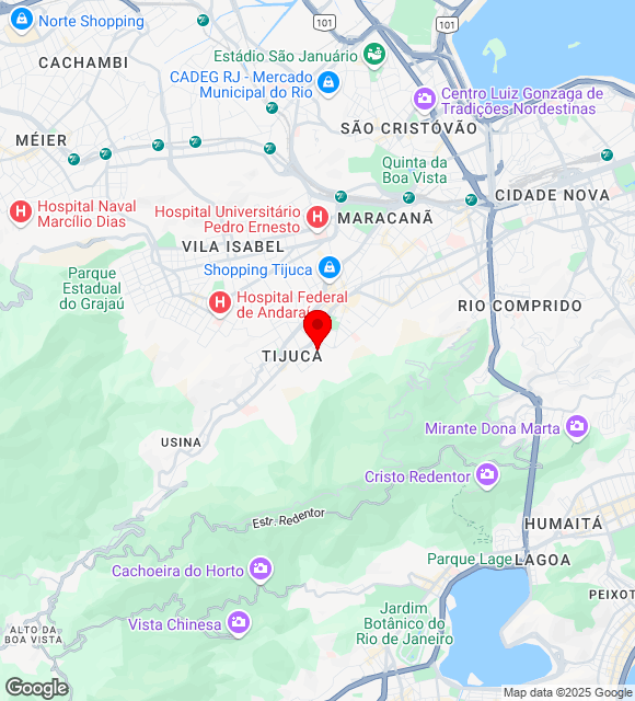 Mapa da localização
