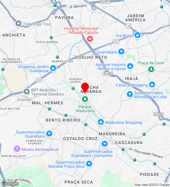 Mapa da localização