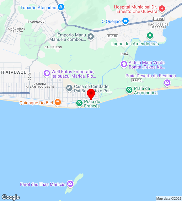 Mapa da localização