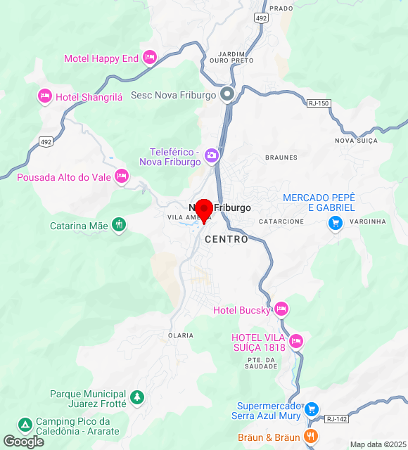 Mapa da localização