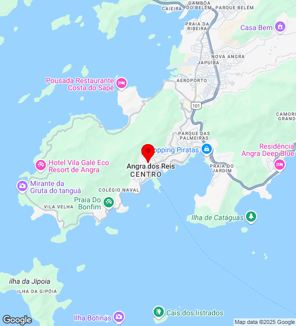Mapa da localização