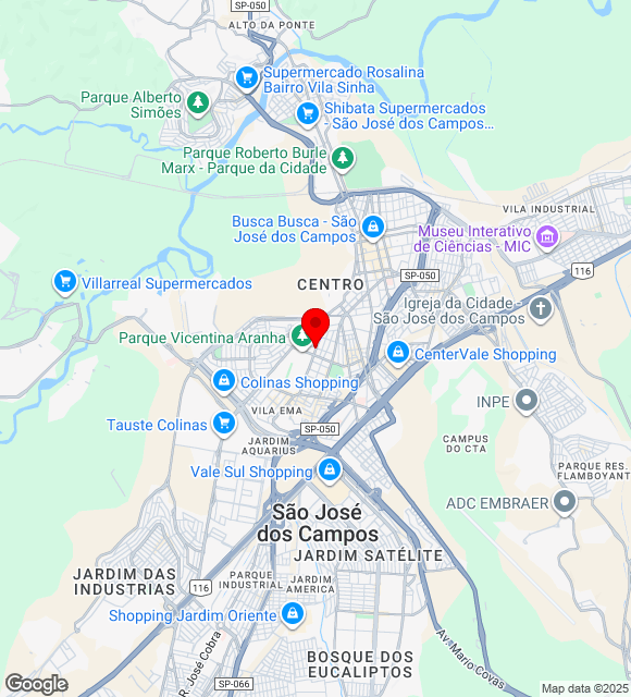 Mapa da localização