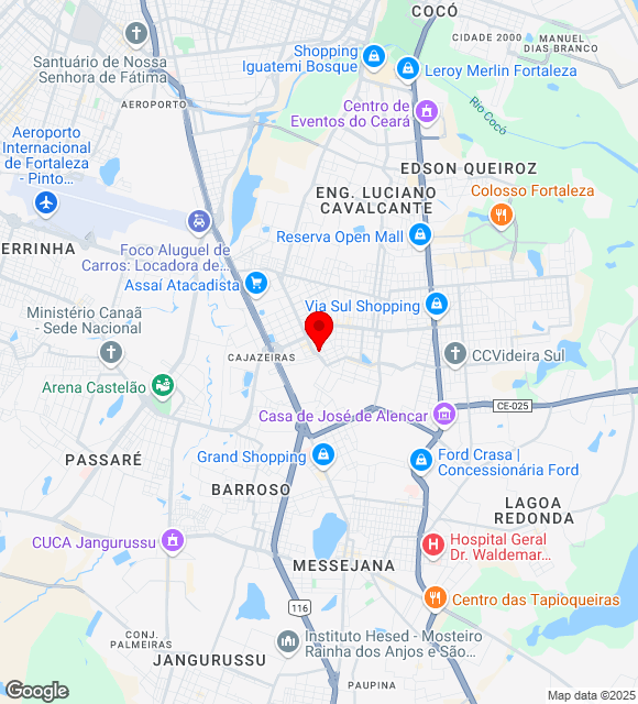 Mapa da localização