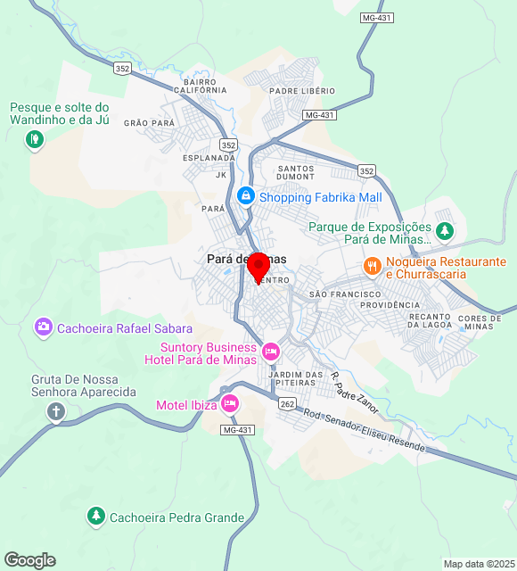 Mapa da localização