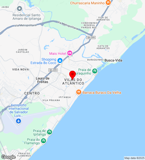Mapa da localização