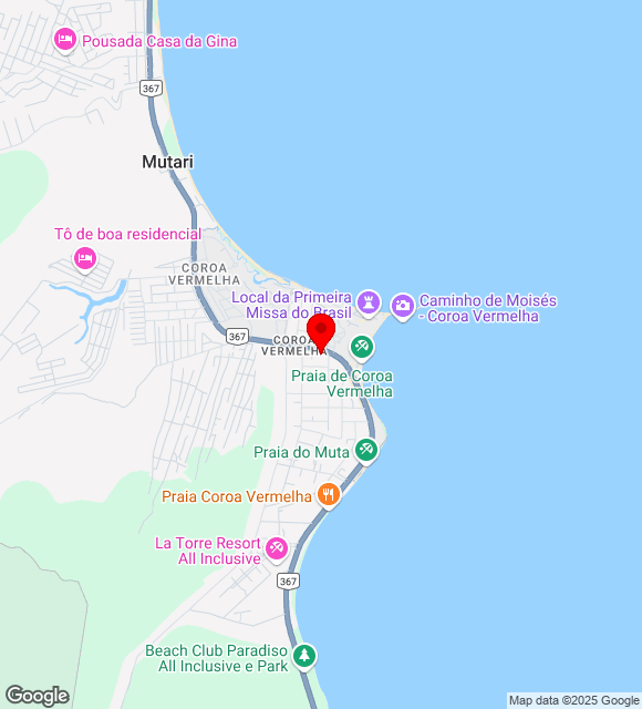 Mapa da localização