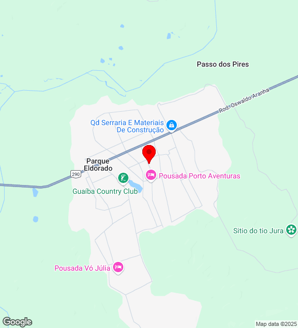 Mapa da localização