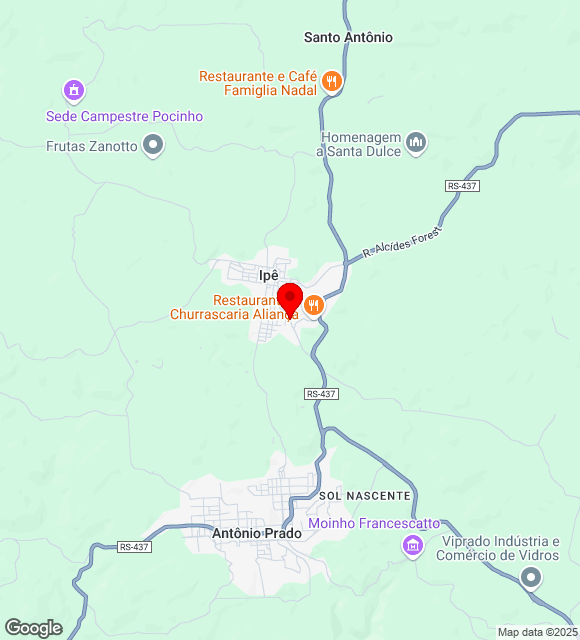 Mapa da localização