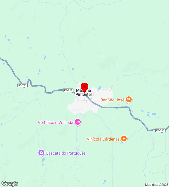 Mapa da localização
