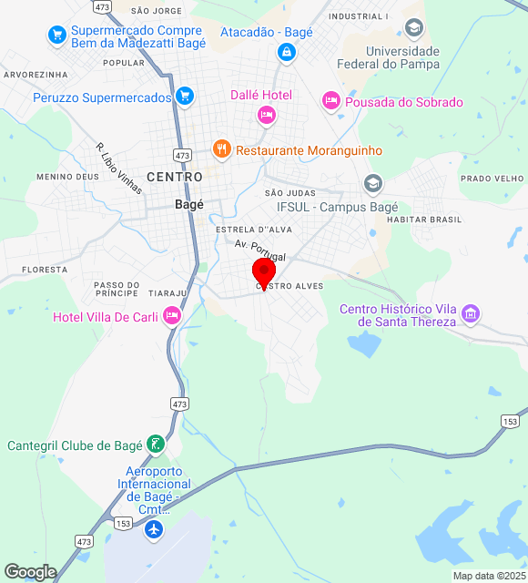 Mapa da localização