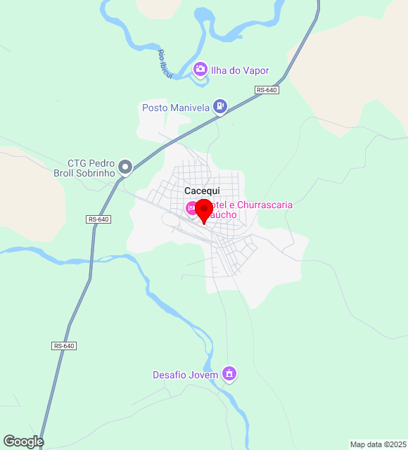 Mapa da localização