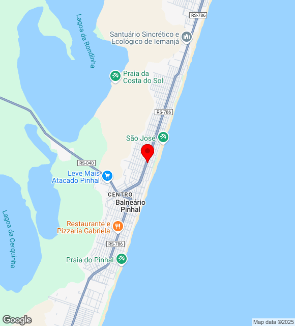 Mapa da localização