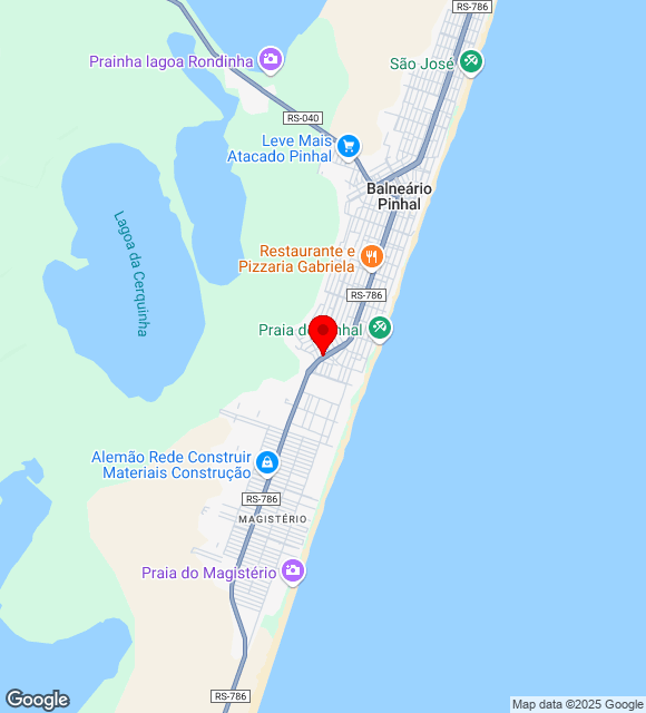 Mapa da localização