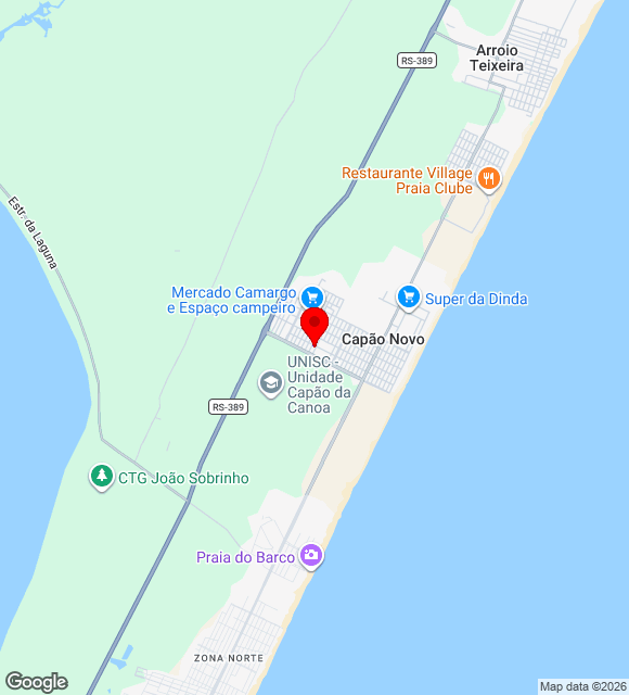 Mapa da localização